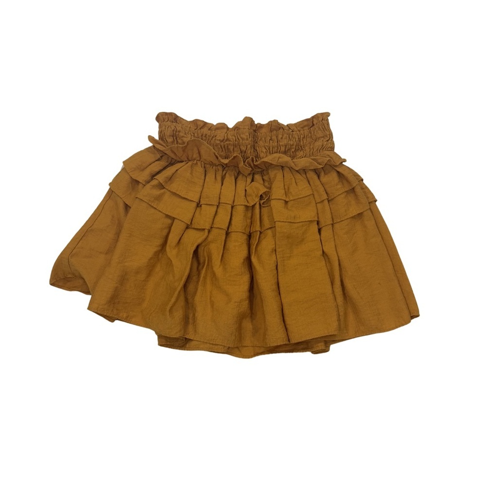 Mustard Seed Textured Gold Skirt